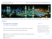 Tablet Screenshot of islam-ummah.lt